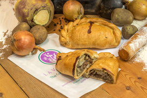 lavenders cornish pasties - cheese and onion